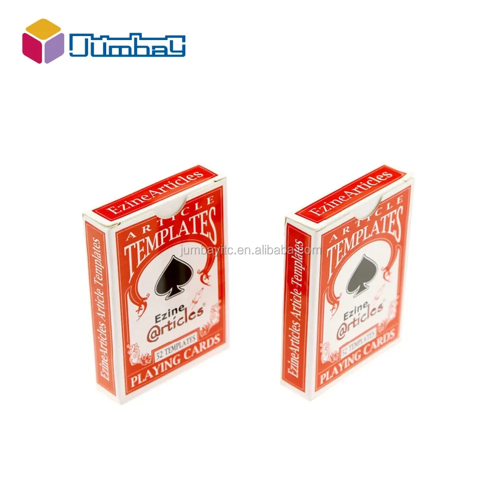 Professional customization standard design plastic playing cards printing top quality playing cards wholesale