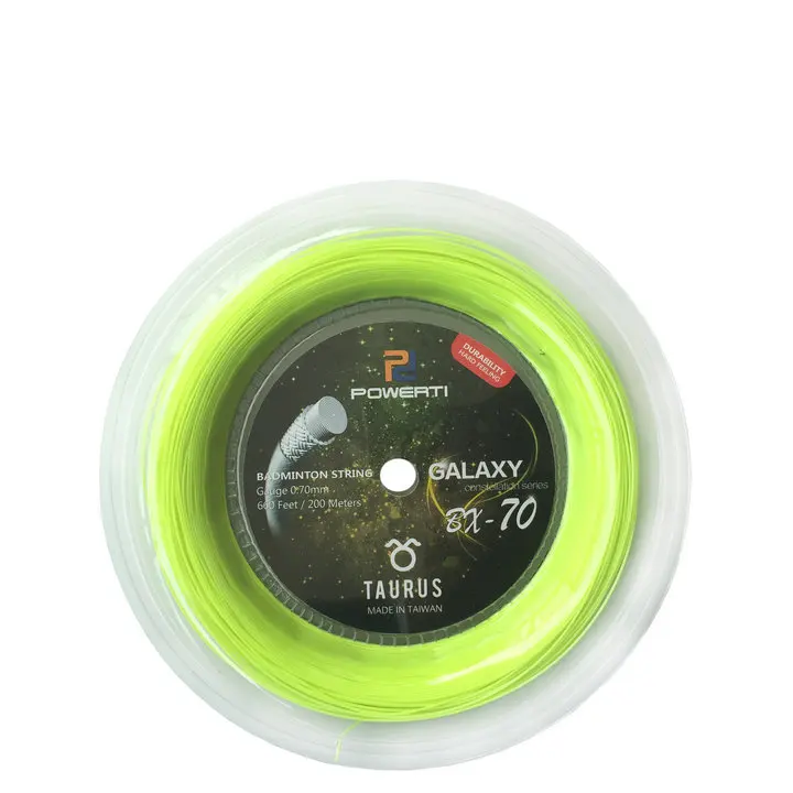 2019 поставка, 100% нейлоновая Оригинальная марка, 0,7 мм * 200 м, струна для бадминтона