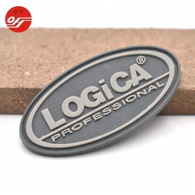 
Durable Custom 3D Logo Sew-on Rubber Label Pvc Tag for Clothing 