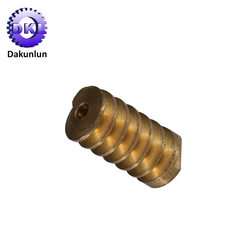 
OEM High Precision CNC Machining Small Mini Brass Worm Gear 