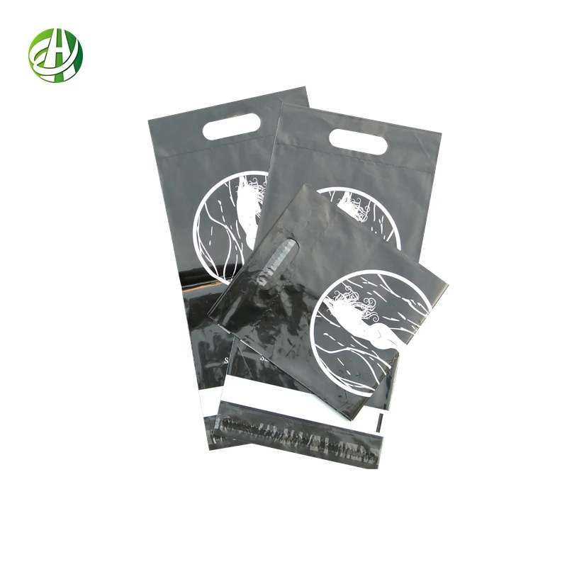 2018 New environmental protection BLACK POLY mailers