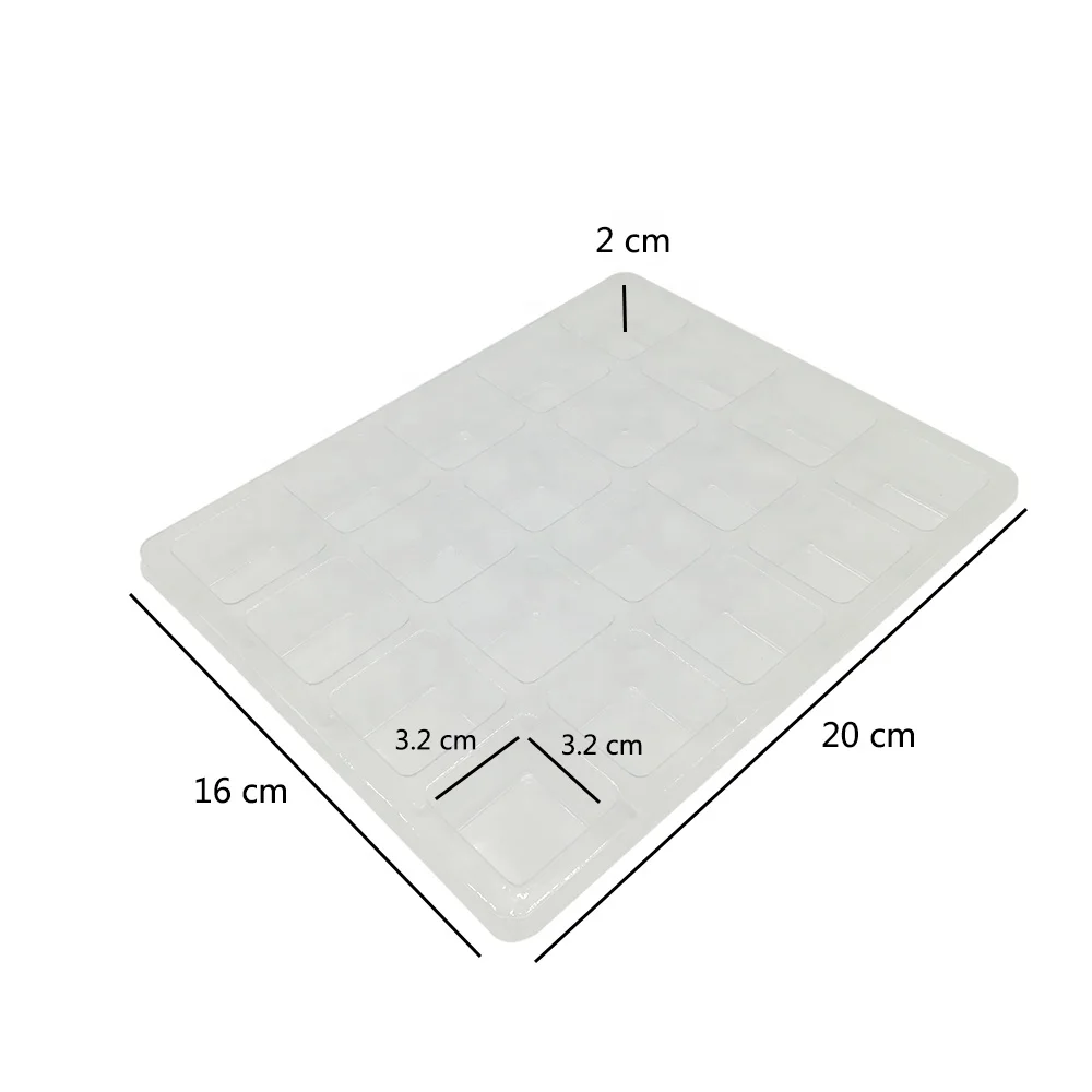 PET 20 Cavity Clear Blister Chocolate Tray