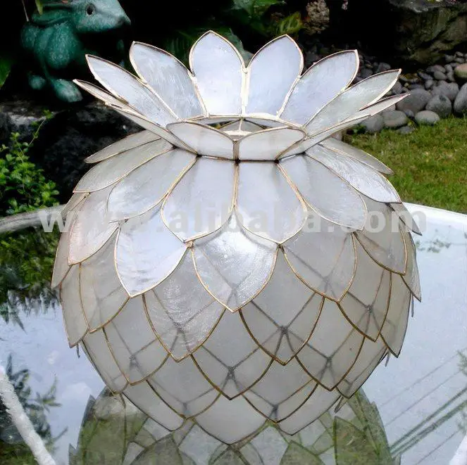 Handmade Capiz Shell Lamp Shade Accessories Premium Look and Feel Handcrafted Table Lamp Cover and Shades