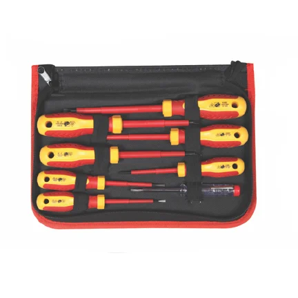 
8pcs insulated vde screwdriver set bag 