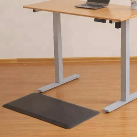 Modern Ergonomic Design Adjustable Mobile Laptop Desk Motorized Electric Motor Height Adjustable Frame Office Standing Desk