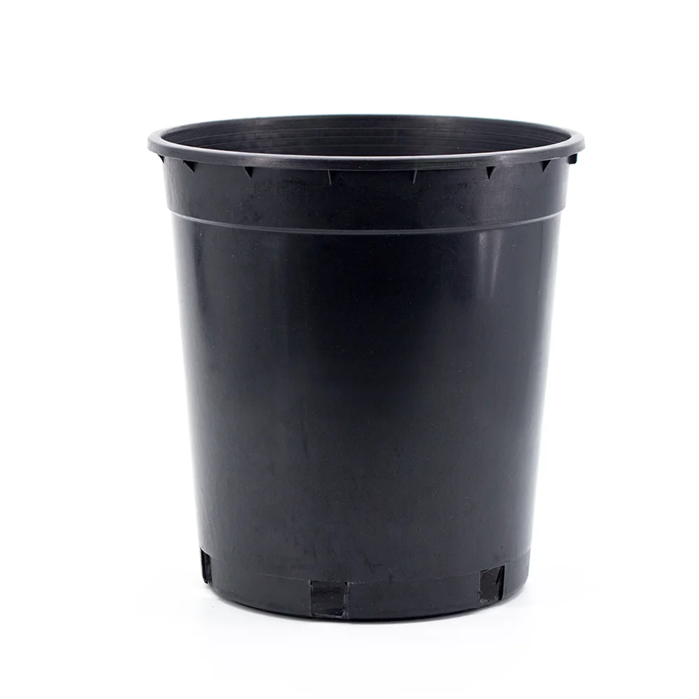 1 2 3 4 5 Gallon Black Green Outdoor Plastic Flower Pot Plant Nursery Garden Herbs Vergetable