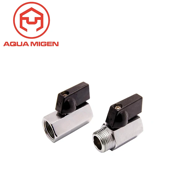 hot selling 1/4 Bsp Thread Stainless Steel Male Female Key Coupler Line Mini Ball Valve