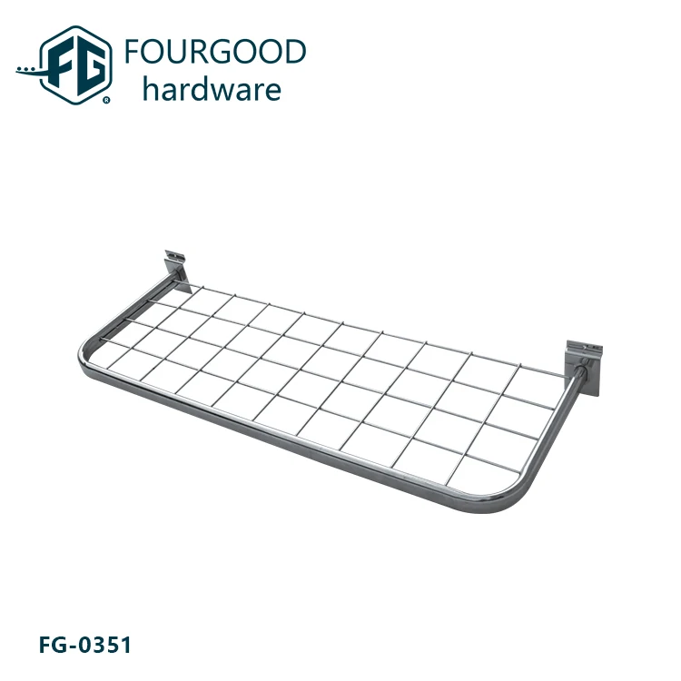 High quality U sharp metal hanging clothes display racks on hot sale