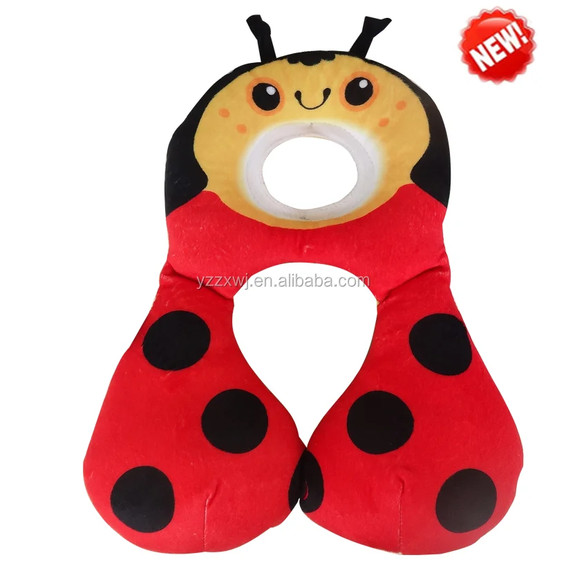 
Free Sample Wholesale Factory baby kid children neck support pillow cushion soft plush animal shape funny neck support pillow 