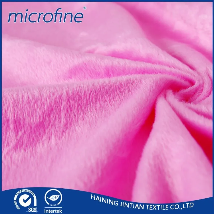 1.5 мм 100% полиэстер velboa бархатной ткани для плюшевые тапочки