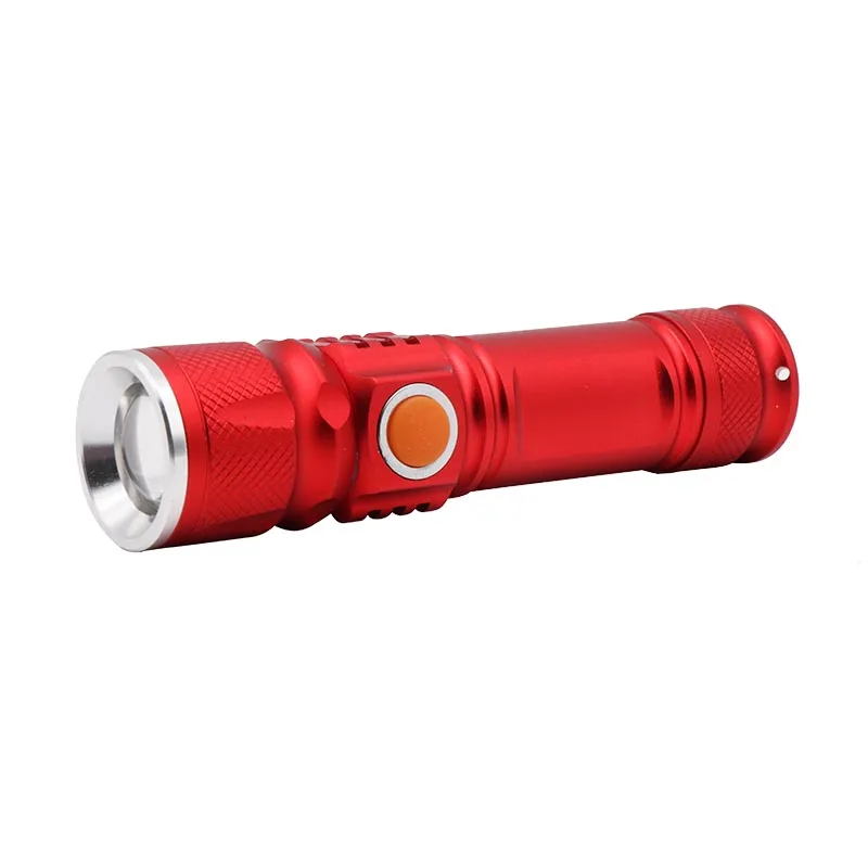 flashlight torch led torch light usb charger high power focus 1100lumen 18650 zoom XML2-T6 led rechargeable flashlight