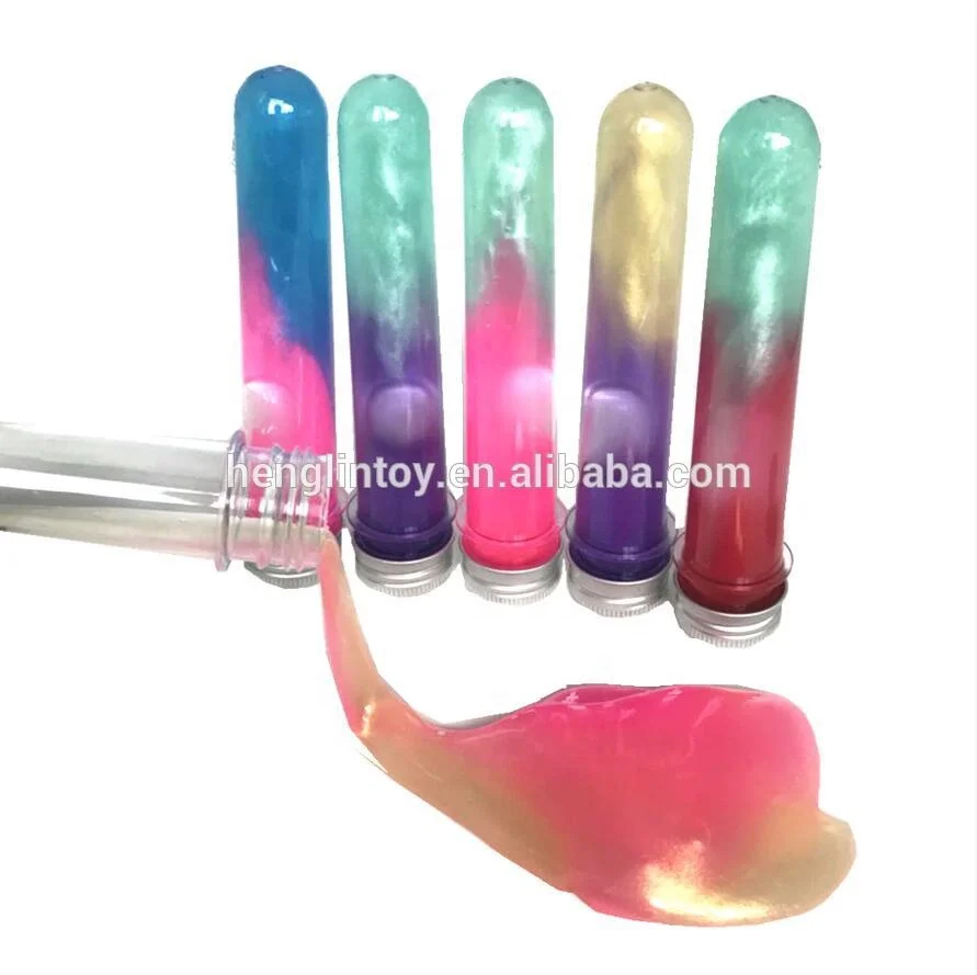 Factory custom test tube slime crazy novelty slime toys 18040704