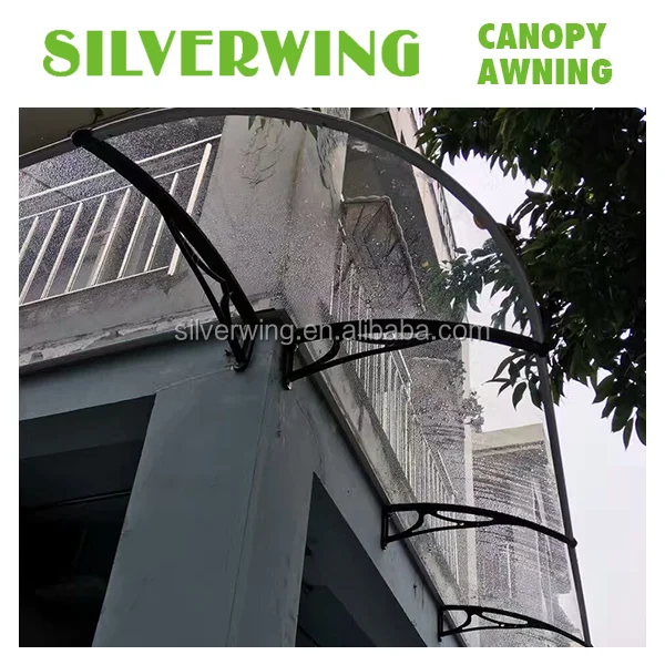 
Plastic outdoor window entrance canopy with Polycarbonate solid/hollow board 