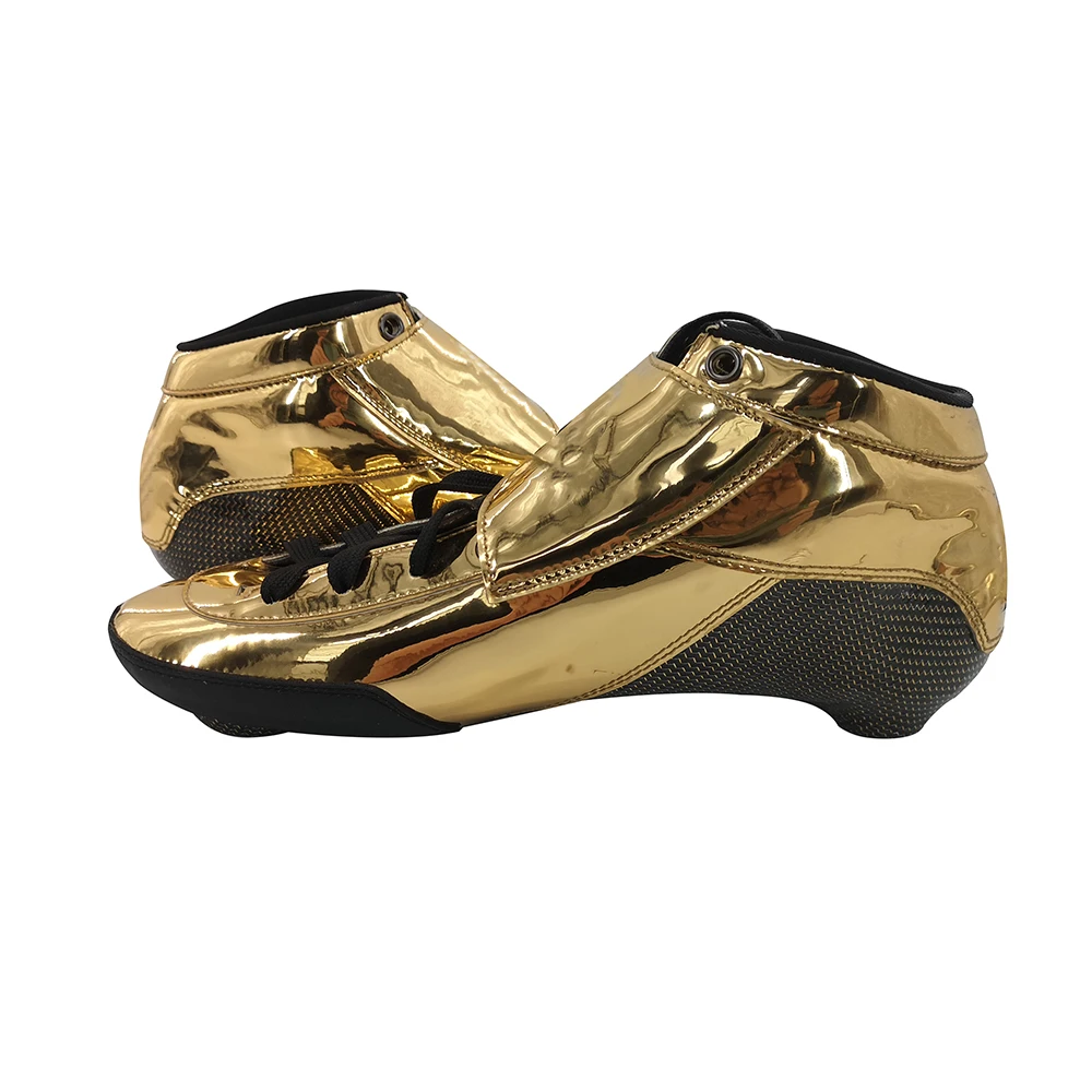 
2019 High quality Luxurious Full carbon fiber inline speed skate shoes upper boot 
