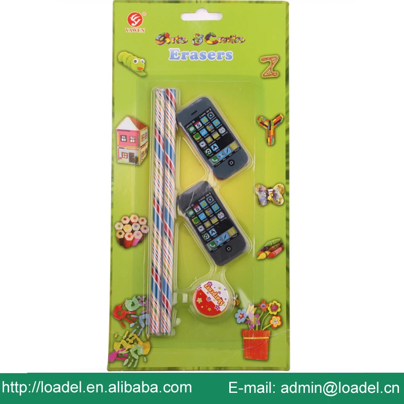 Hot selling mobile eraser pencil eraser