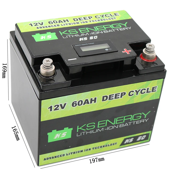 High quality Super deep cycle 12v 60ah lifepo4 battery