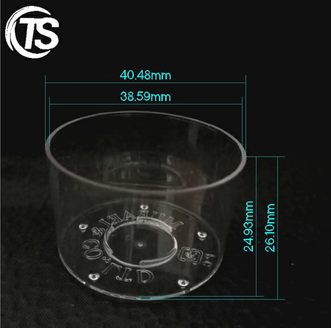 clear plastic polycarbonate tea light cups container candle