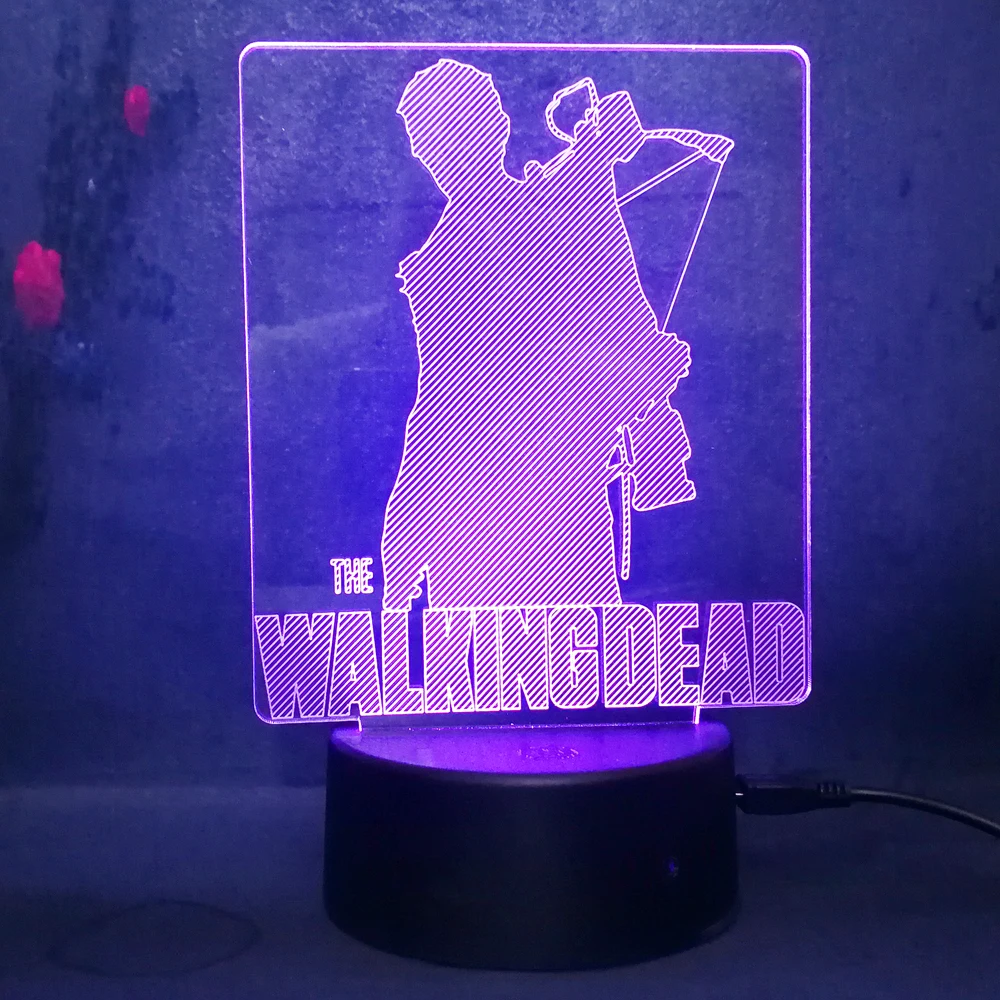 Touch Sensor 7 colorful changing Boy Kids Toy Home Decor Christmas Gift Battle Royale Game PUBG TPS SCAR-L Rifle LED Night Light