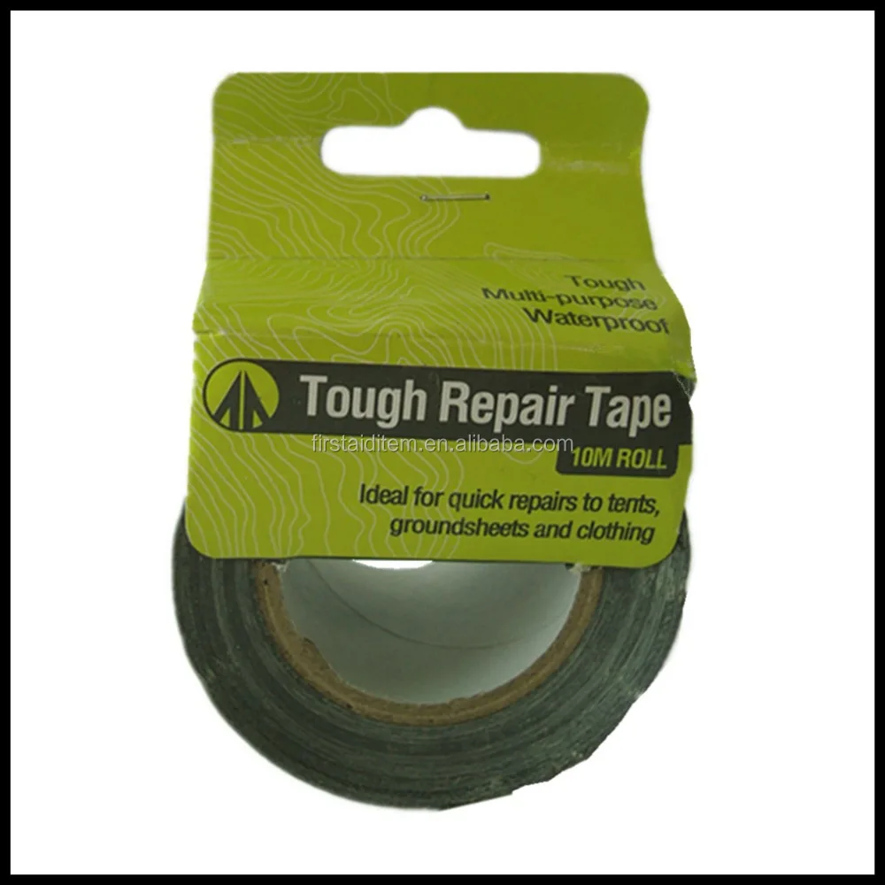 
Repair duct tape to tent ,groundsheets and clothing 