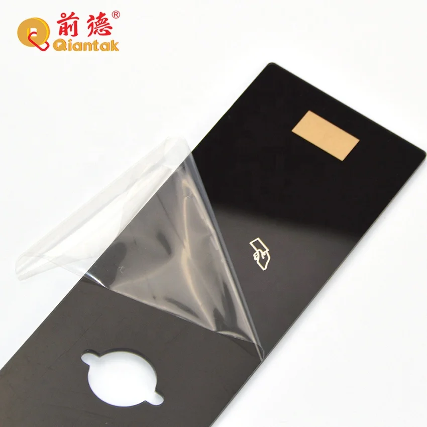 Панель сенсорного управления на заказ акриловые накладки переднюю панель с самоклеящейся акриловой передней