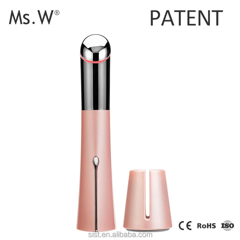 Ms.W Mni Anti Wrinkle Ion Beauty Eye Skin Care Massager Device microcurrent face massage Vibrating Eyebad Remover Machine