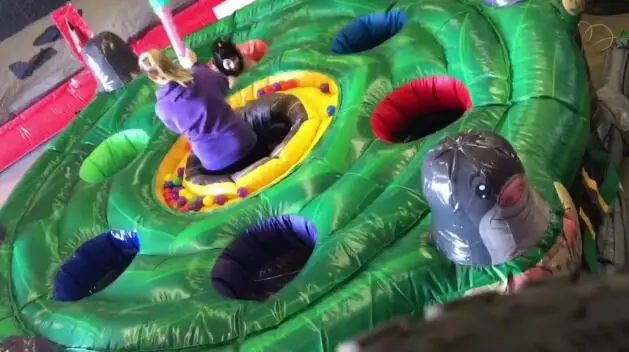 Most Popular Giant Inflatable Human Whack A Mole Sport Game,Interactive Inflatable Whack Game For Party