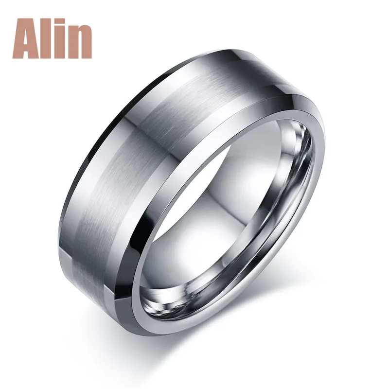 
Latest blank wedding bands cnc tungsten ring designs for men 