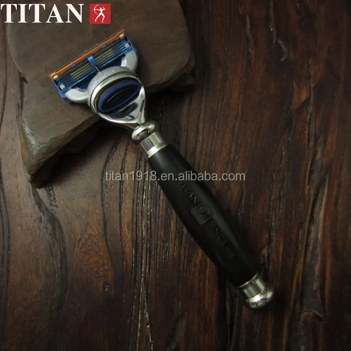 5 Layers Blade Razor ,wooden Handle High Quality Razor from Titan Protect Resin 15N