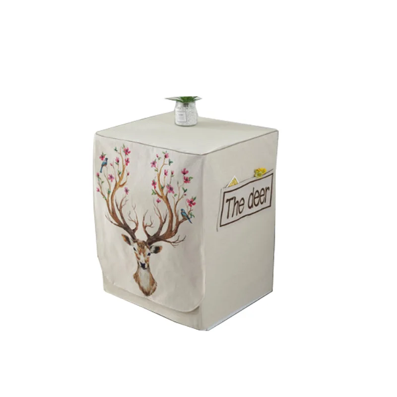 Новый дизайн, пользовательский Водонепроницаемый солнцезащитный пылезащитный чехол с принтом, Хлопковый чехол для стиральной машины