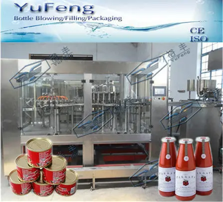 полностью автоматический кетчуп наполнения машины