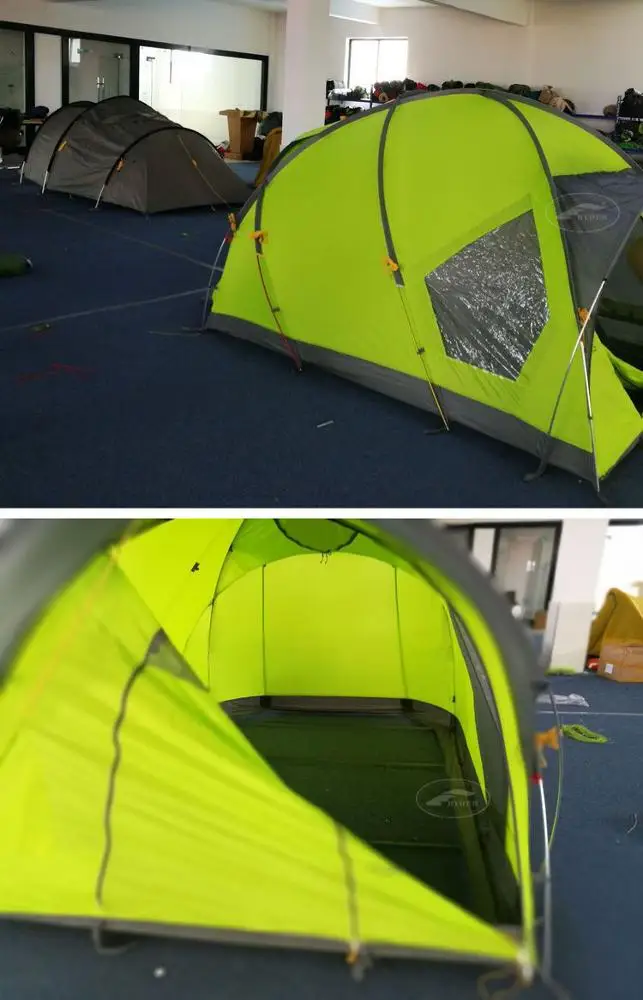 Leading Professional Geodesic Large Space Portable Custom Camping Equipment Tent Manufacturer China Flame Retardant Non-PFC