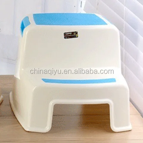 
Baby Products 2 Steps Plastic Firm Portable Tall Stool Child Step Stool for Toddlers Kids Step Stools 