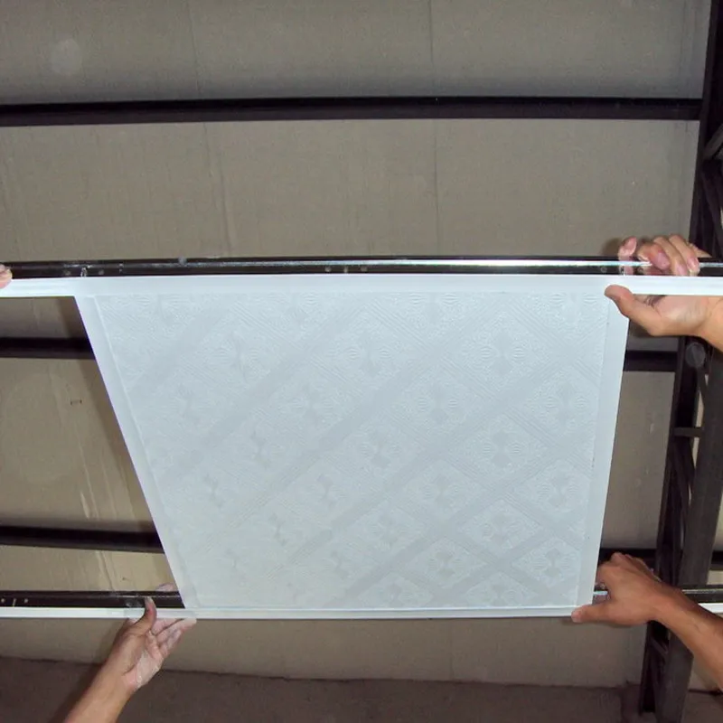 pvc gypsum board ceiling tile