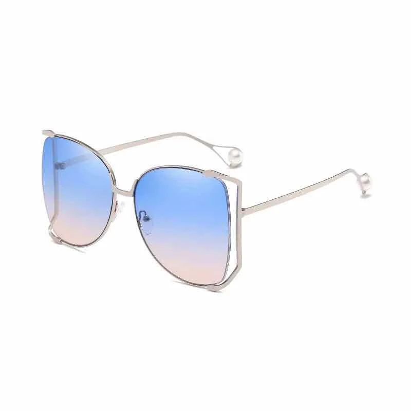 fashion big frame brand designer sunglasses for women