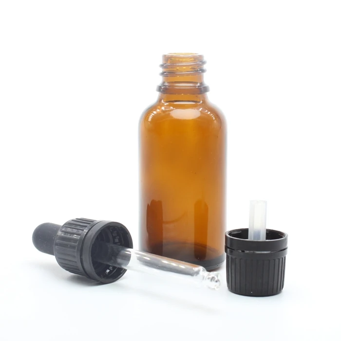 10ml Customized Factory Amber Essential Oil Glass Dropper Liquid Bottle