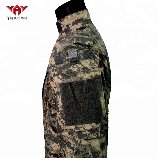 YAKEDA US regulations ripstop polycotton tactical shirt pant army clothing military combat field jacket ACU digital uniform