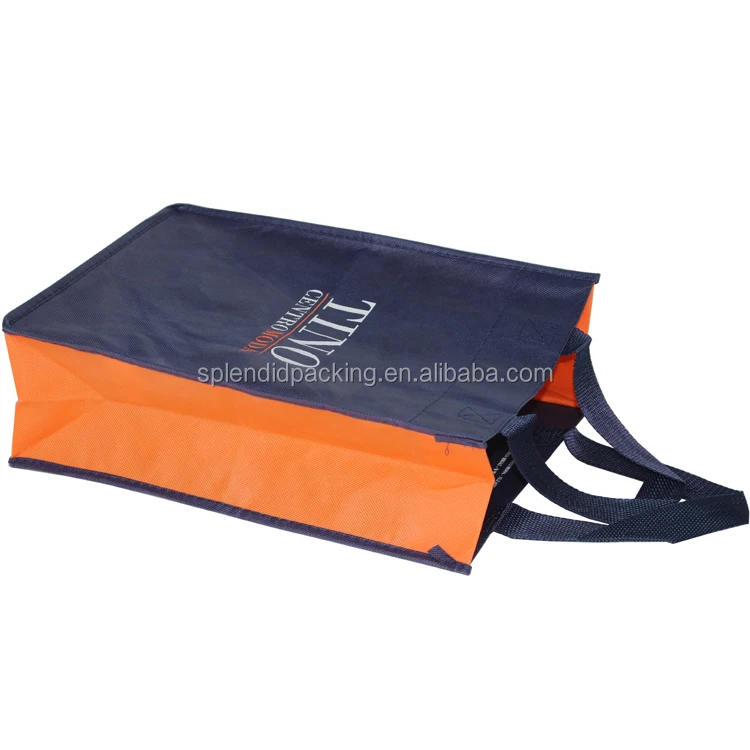 China Ali baba Promotional Printed tote Wine Custom Logo Biodegradable Garment Packing Shopping Non Woven Bags For Packaging