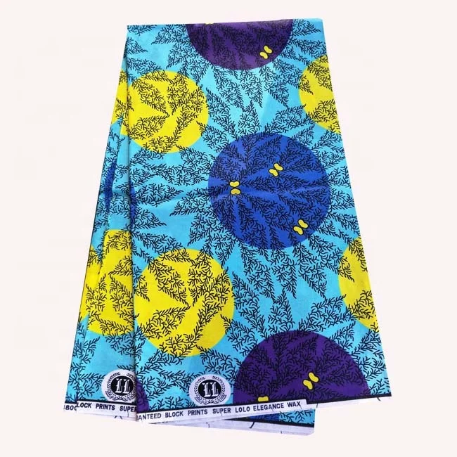 hot sale real wax print fabric batik fabric 100% Cotton