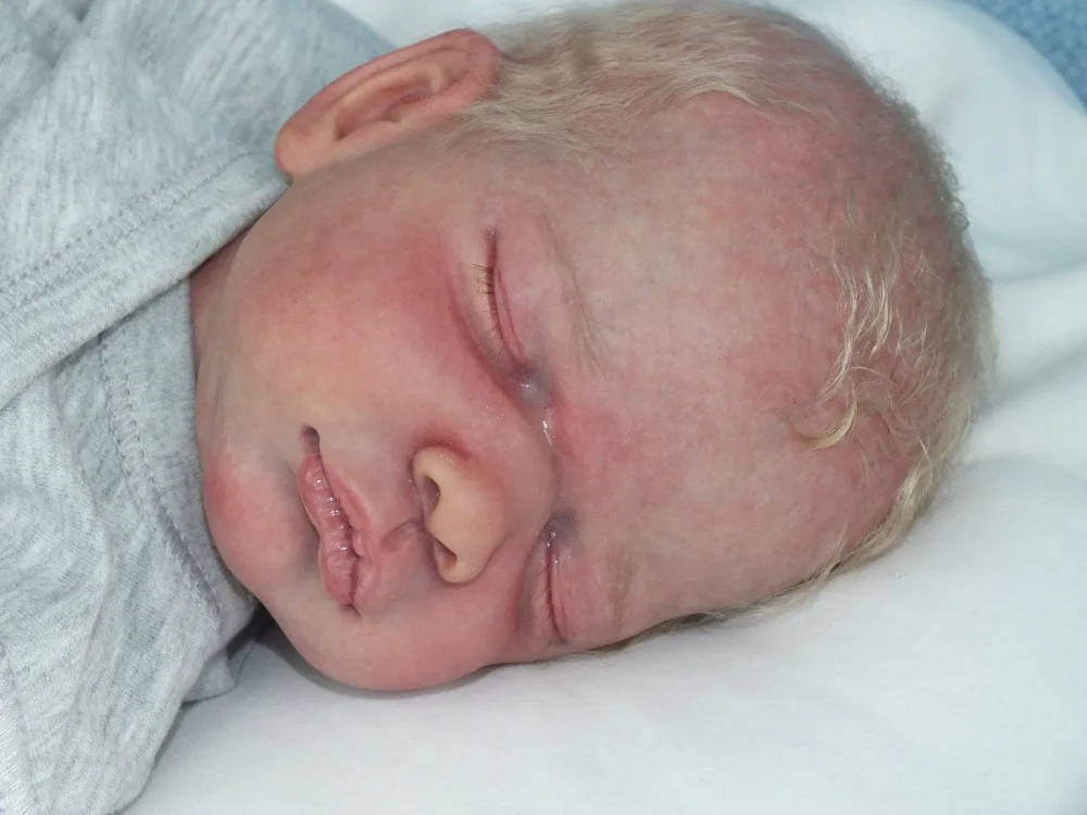 Rare limited edition SOLID SILICONE verson of Rio by Debbie authentic original reborn doll kit collectibles