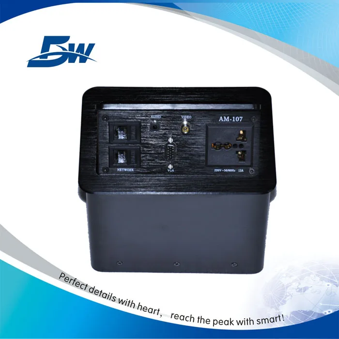 Tabletop Socket Outlet Box Fitted For Conference Room