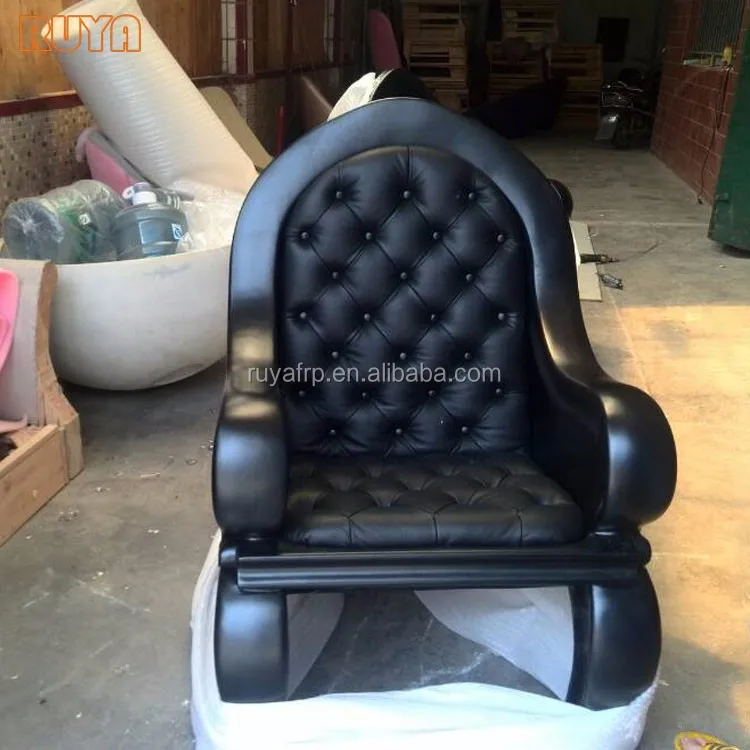 Fiber reinforced leather rhino chair designer furniture for studio show office decor seat customized for any color
