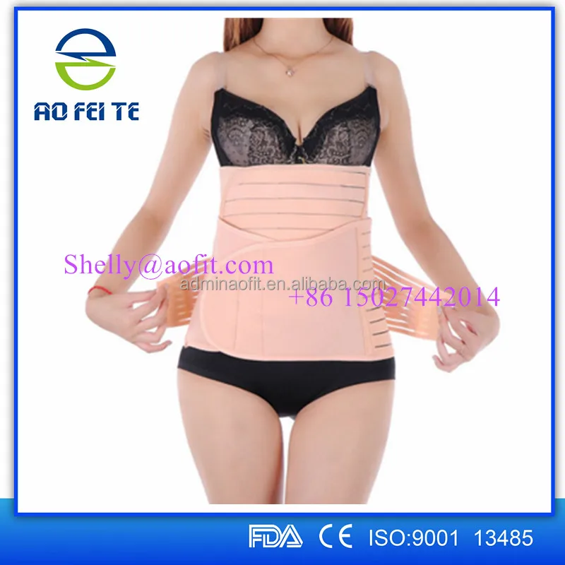 2022 new 3 in 1 no trace C-section postpartum Recovery Support abdominal pelvis Belt Wraps