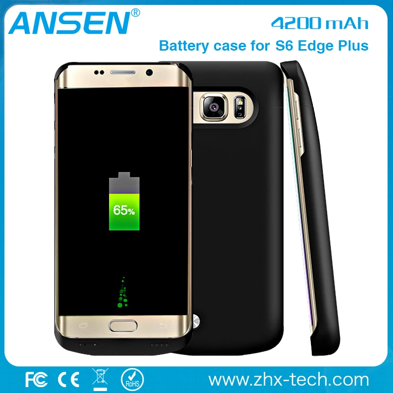 New Replacement powerbank portable phone case for s6 edge plus Back Battery Cover