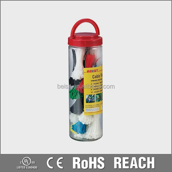 Оптовые самоблокирующимся Стандарт Ul Кабельные Стяжки