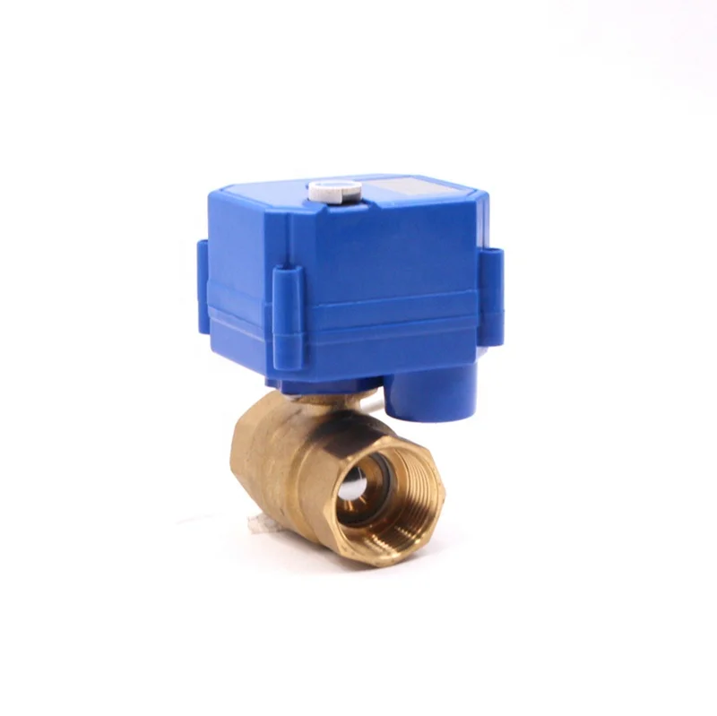 CE Certificated Flow Control Valve CWX  Mini Electric Actuator Water Control Valve 3v 5v 6v 12v 24v 110v 220v DN15 DN20 DN25