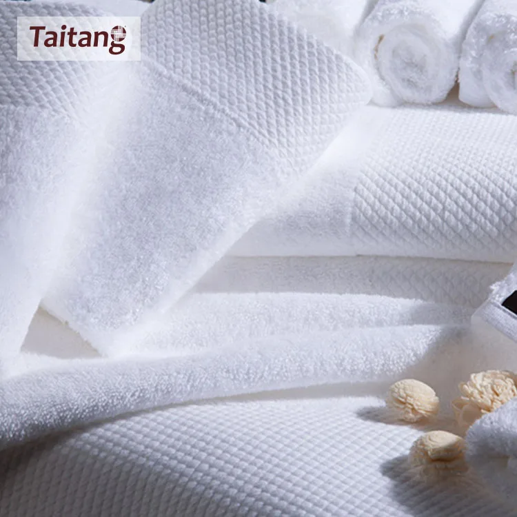hotel bathroom towel 100% cotton high quality factory price yarn dyed jacquard bath towel