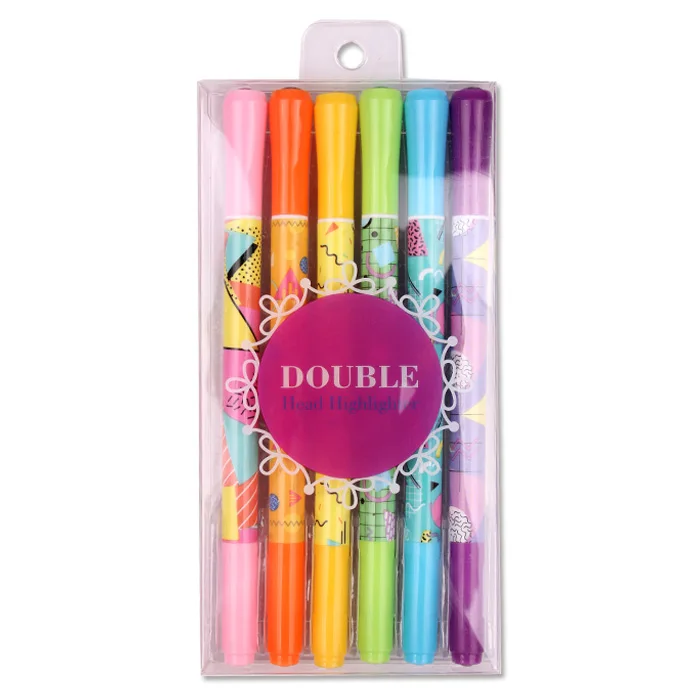 Licheng HM554 Promotion Highlighter, Multi Colored Highlighter Pen Set