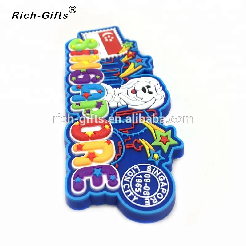 
Wholesale Custom Soft Rubber Fridge Magnet For Singapore 