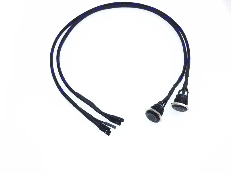 Индивидуальные переключатель 5 В led Высокой мощность символ переключатель с 2.54 Dupont разъем питания sw printing