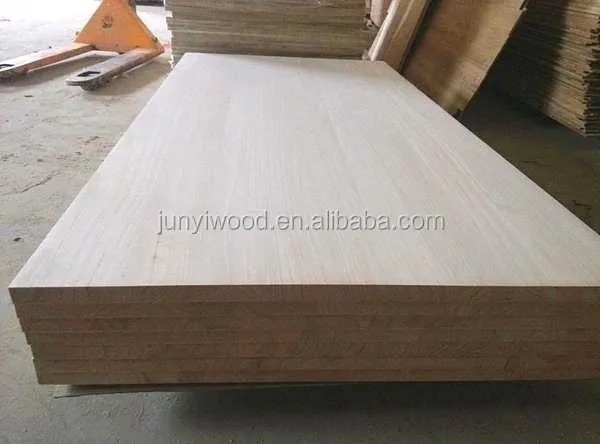 Отбеленная Высококачественная древесная доска павловнии